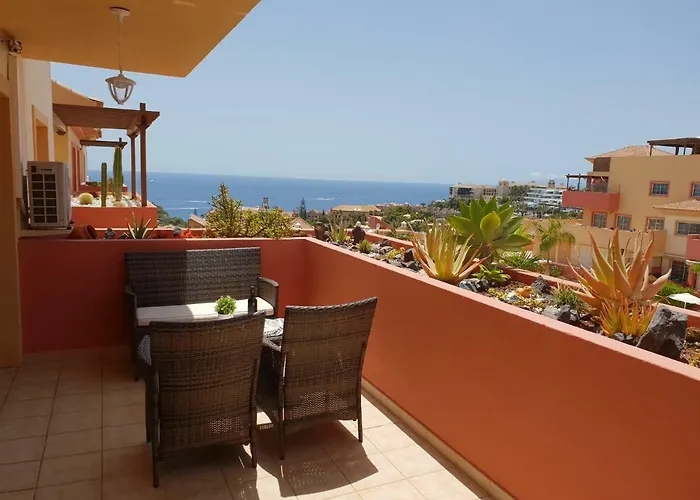 Terrazas Del Duque 2, Terrace, Sea View, Only 300 M To Beach, Heated Pool, Wifi Internet, Dishwasher, Washing Machine Lägenhet Costa Adeje (Tenerife)