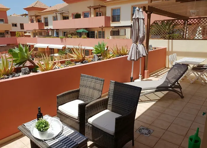 Appartement Terrazas Del Duque 2, Terrace, Sea View, Only 300 M To Beach, Heated Pool, Wifi Internet, Dishwasher, Washing Machine Costa Adeje (Tenerife)